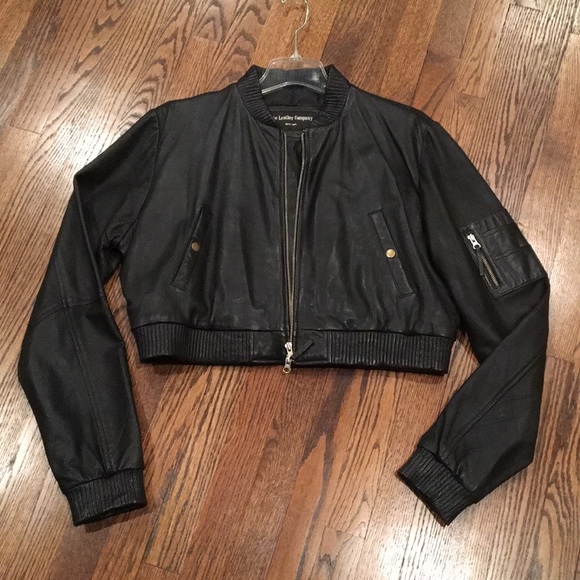 The Leather Company New York Jackets & Blazers - 🎸🤟🏽Cropped 100% Genuine Leather Jacket🤟🏽🎸